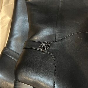 Brand New Giani Bernini size 9.5 Black Women's Mid-Calf Block Heel Boots